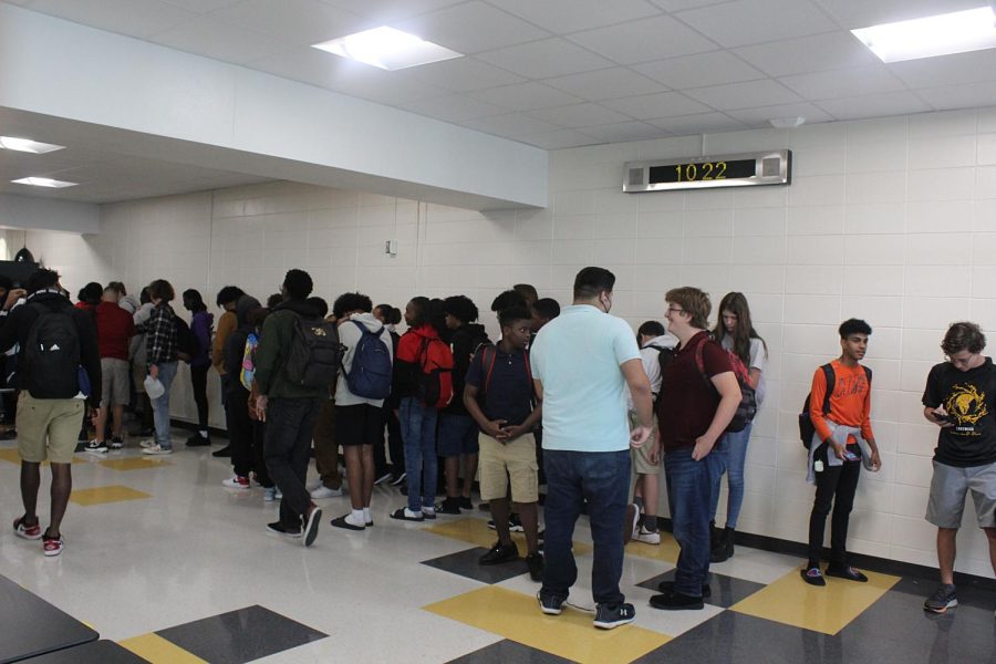 Lakewood students gather in the cafeteria on Oct. 4.