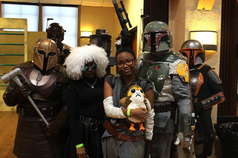 Cosplayers pose together for group photo at St. Pete Comic Con on Jan. 8.