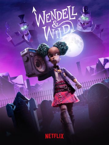 Promotional poster for Wendell and Wild, a Netflix original movie that premiere Oct. 28. 