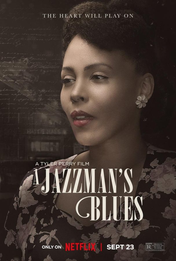 Promotional poster for Netflix original film A Jazzmans Blues, which premiered Sept. 23, 2022.