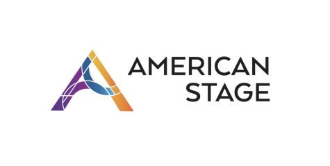 The promotional logo for the American Stage Theater company. 