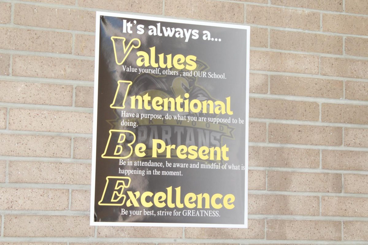 Vibe+Poster+hangs+by+the+Library+on+Sept.+5.+These+are+the+expectations+enforced+by+Lakewood+High+School+to+ensure+success+amongst+the+scholars.