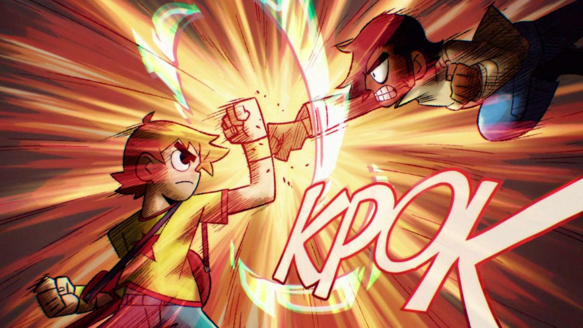 A Image from the tv show where Scott fights Mattew Patel.
