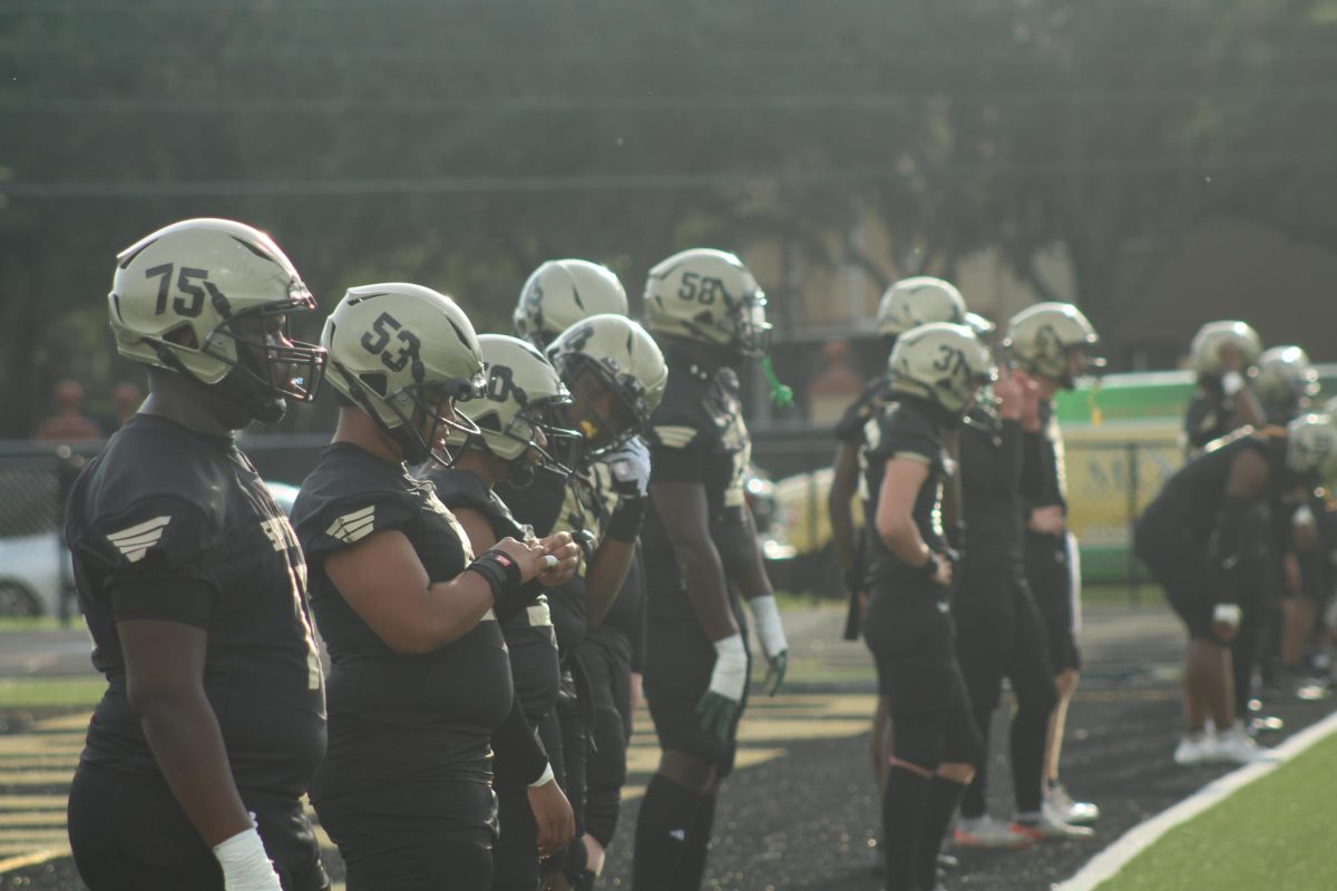 Lakewood's Football team just before their home game last Friday. This was the first game of the season and the first tailgating event as well. 