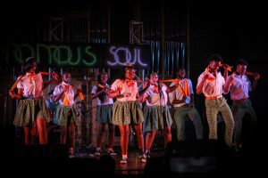 The FAMU Connections holds orange scarfs on Nov.20 at the SPC Gibbs Campus.