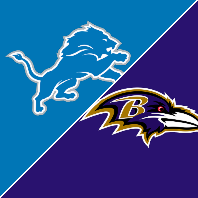 Detroit Lions and Baltimore Ravens logo