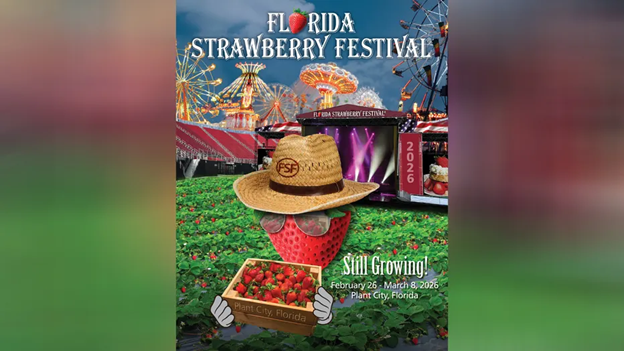 The 2026 theme for the Florida Strawberry Festival is 'Still Growing.'
